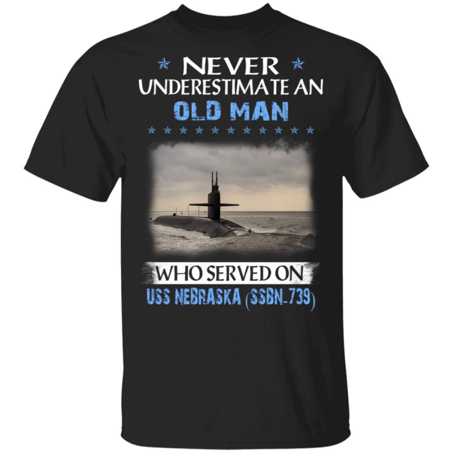 USS Nebraska SSBN-739 Veterans Day Christmas Gift T-Shirt