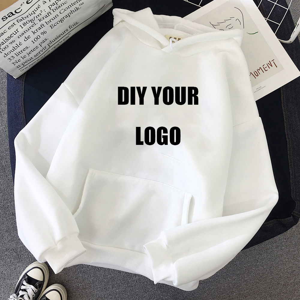 Your Design Brand Logo/Picture Custom Men Women DIY Y2k Hoodies Sweatshirt Casual Hoody Clothing Loose Fashion Harajuku Kpop Top alx