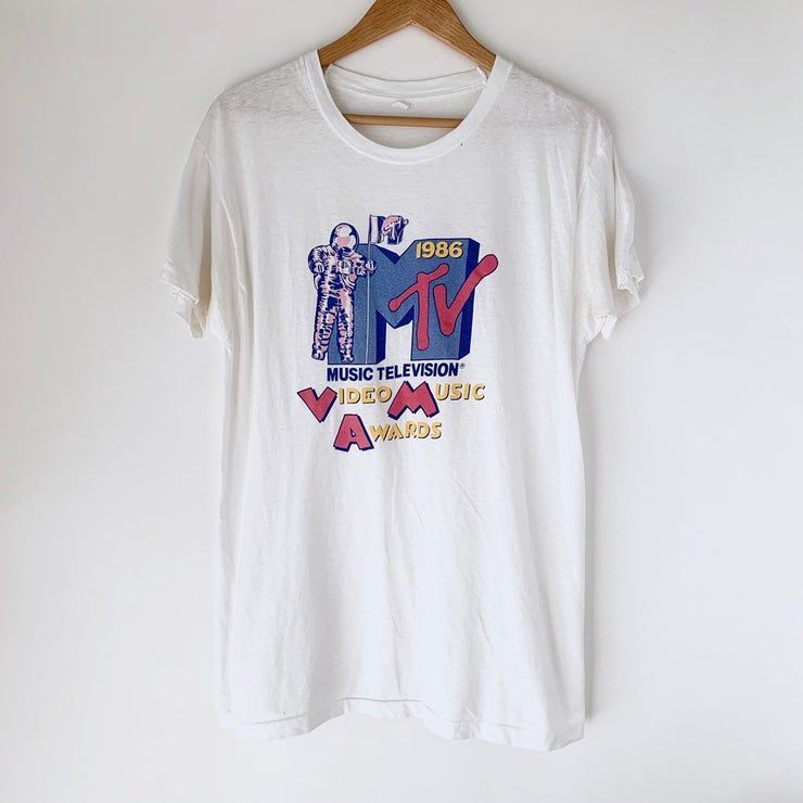 1986 Mtv Video Music Awards Vtg T 80S 1980S Rare Reprint T-Shirt