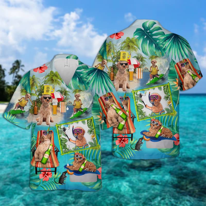 Cockapoo Surfing Hawaii Shirt Ha1111