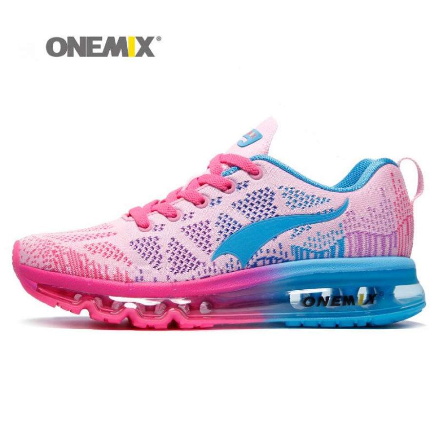 ONEMIX Women Running Shoes Weave Breathable Sport Shoes Air Cushion for Women 2017 New Sneakers Athletic Outdoor Sport Shoes