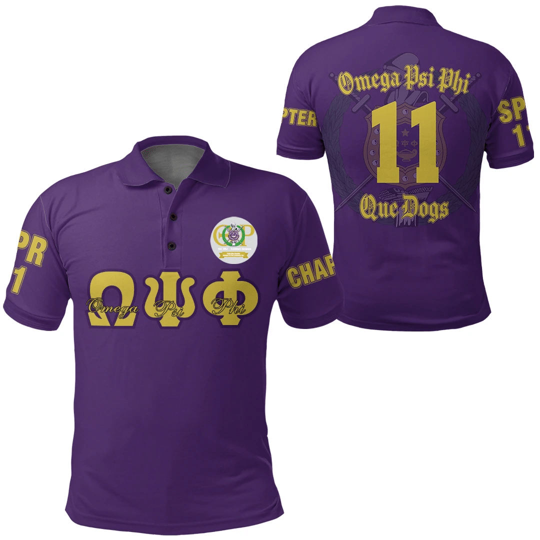 Fraternity Polo – Omega Psi Phi Theta Rho International Chapter Polo Shirt