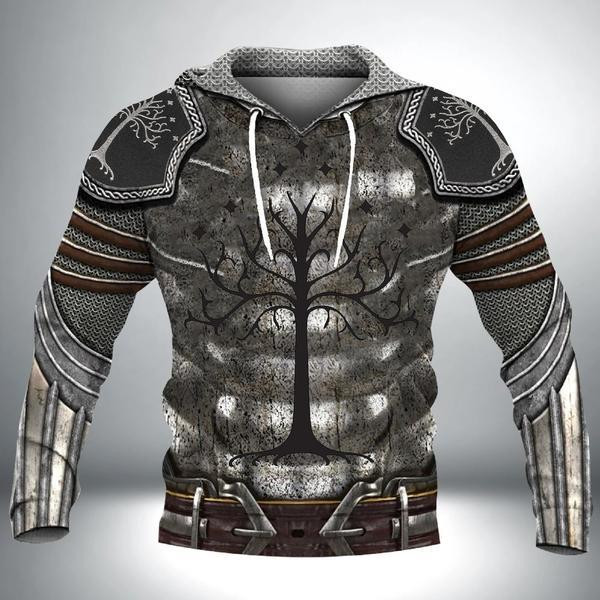 Irish Armor Knight Warrior Chainmail 3D All Over Printed Shirts For Men And Women Tt0126