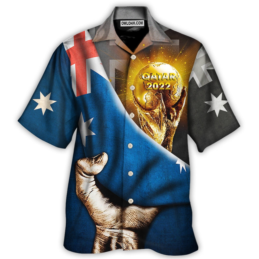 World Cup Qatar 2022 Australia Will Be The Champion – Hawaiian Shirt  – Owl Ohh