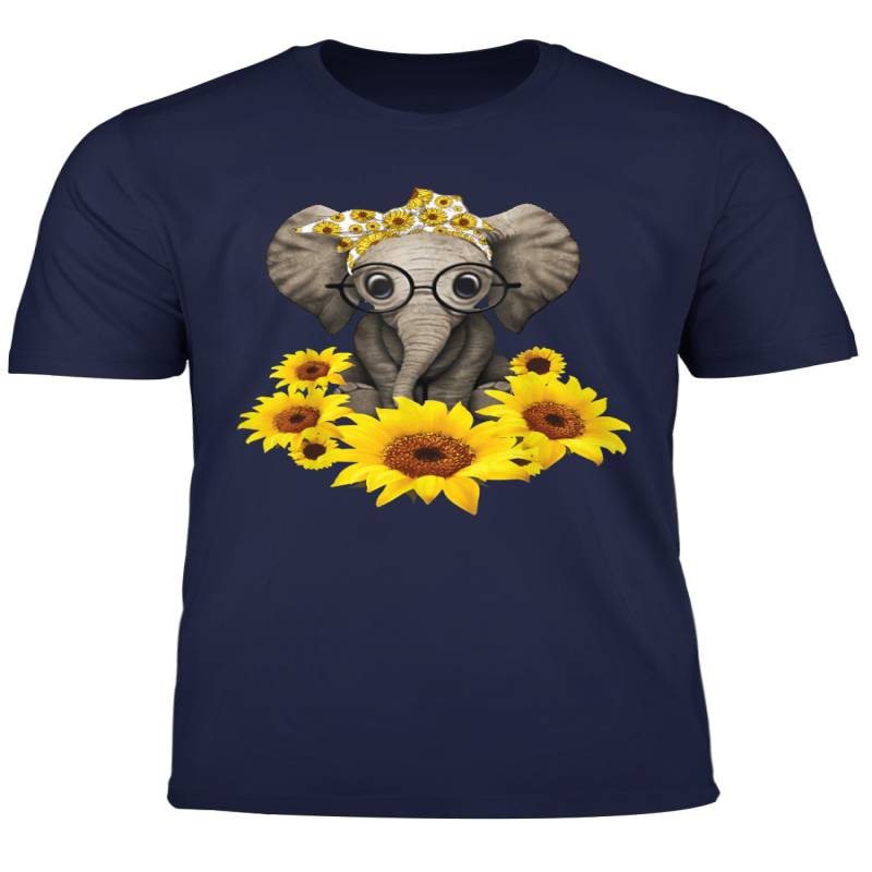 Sunflower Elephant Shirt For Woman Who Loves Elephant