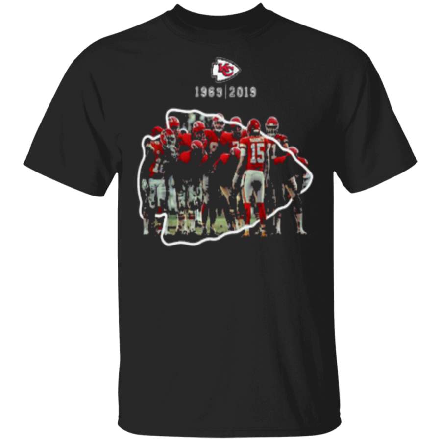 Logo Kansas City Chiefs team player 1969 2019 Trending T-Shirt