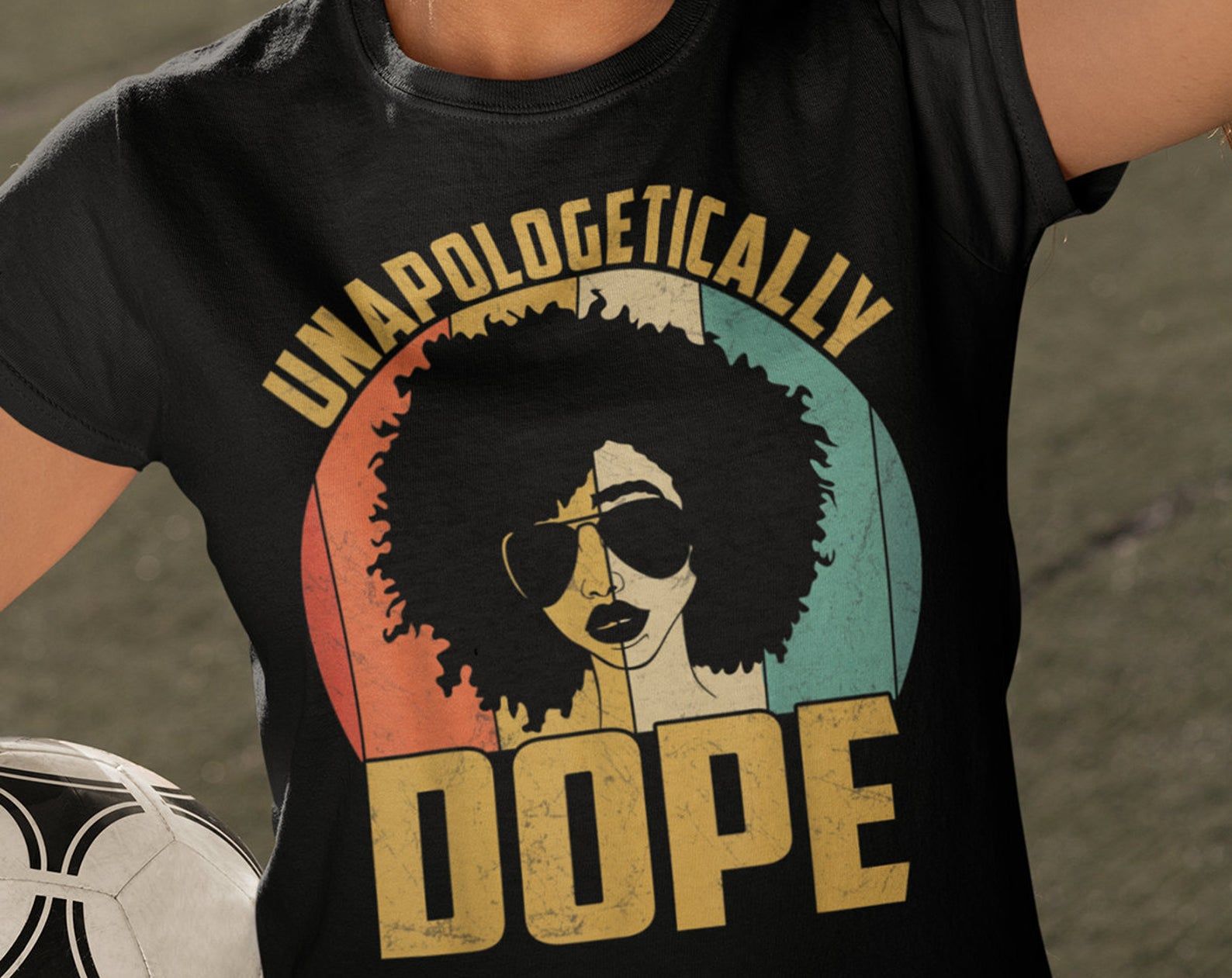 Unapologetically Dope T-Shirt Black Pride Melanin African American Unisex T-Shirt Black T Shirt Vintage Black Pride Afro Girl