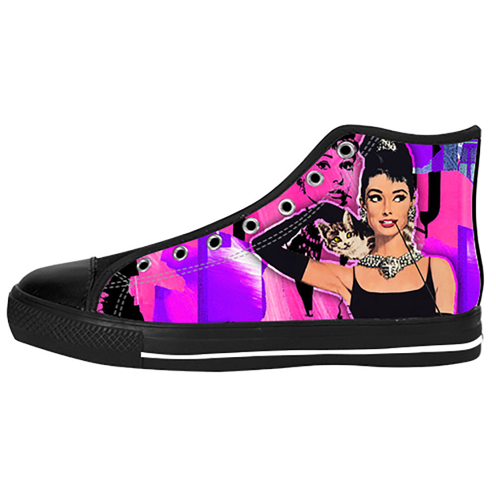 Audrey Hepburn Shoes & Sneakers – Custom Audrey Hepburn Canvas Shoes