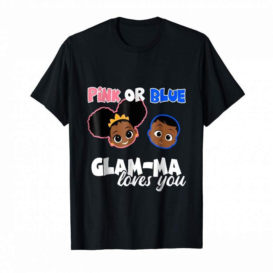 African American Baby Shower Gender Reveal Grandma Shirt