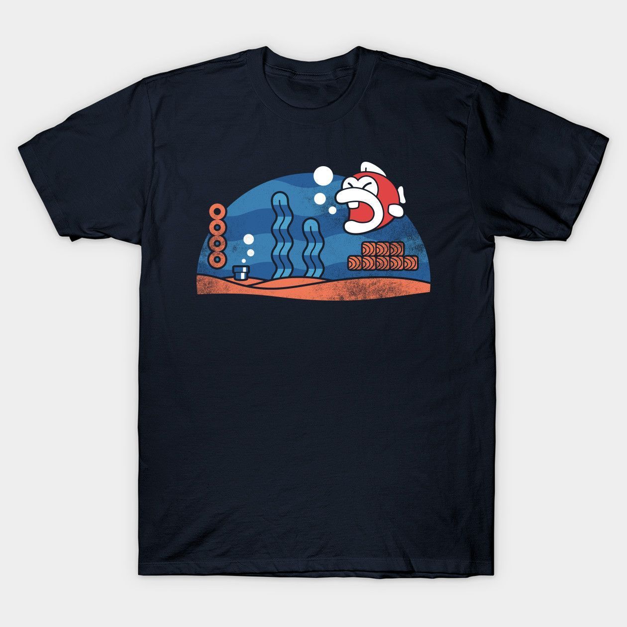 Water Land Super Mario Classic Shirt