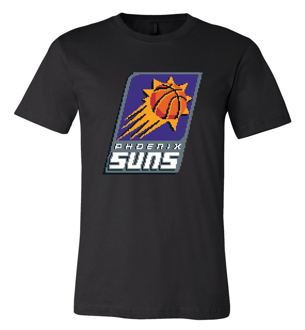 Phoenix Suns 8 Bit Retro Tecmo Logo T Shirt