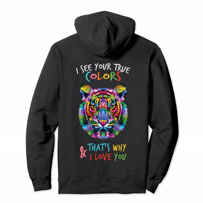 Autism Awareness fathering It’s OK to be different Tiger Pullover Hoodie