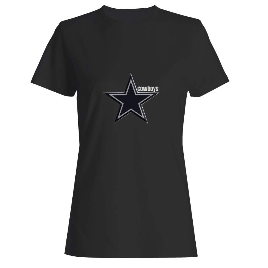 Dallas Cowboys Black Metal Woman’s T-Shirt