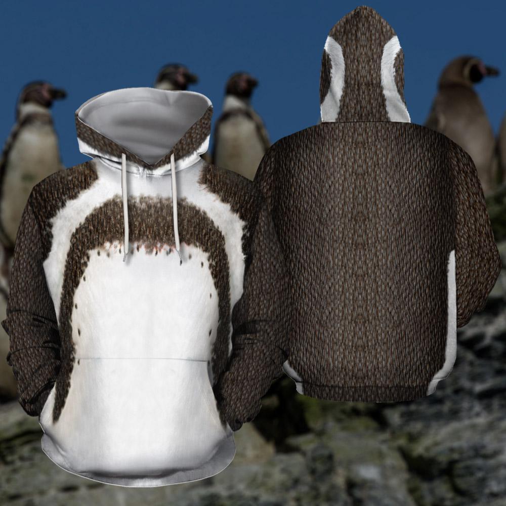 Amazing Humboldt Penguin Hoodie Adult 3D All Over Print, 3D Hoodie For Men & Women