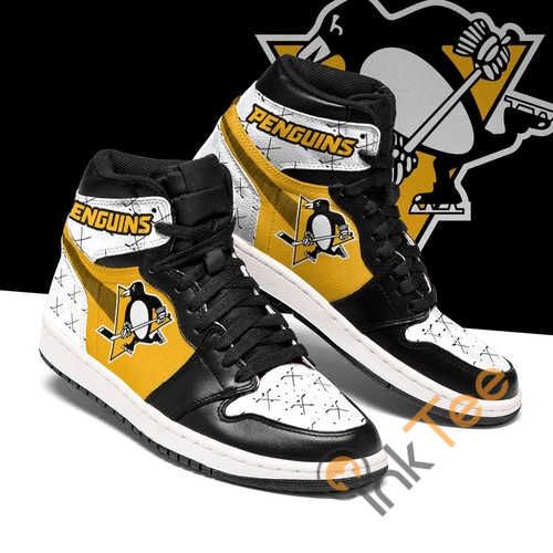 Pittsburgh Penguins High Top Jordan Custom Air Jordan Shoes