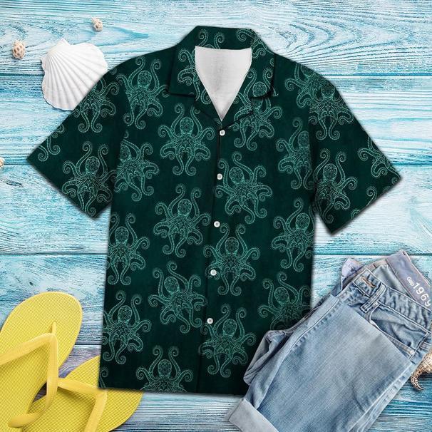 Octopus Pattern Hawaii Shirt Ha77329