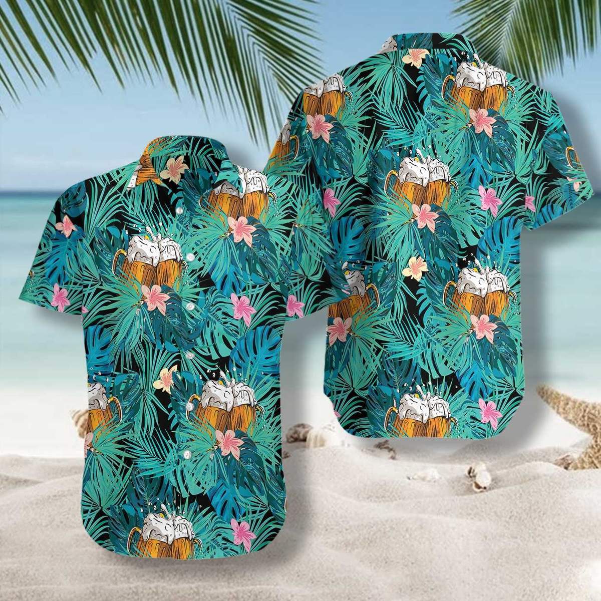 Beer Tropical Hawaii Shirt Unisex Full Size Adult Colorful Ha105780