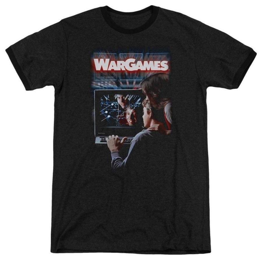 WarGames Shirt Movie Poster Ringer Shirt