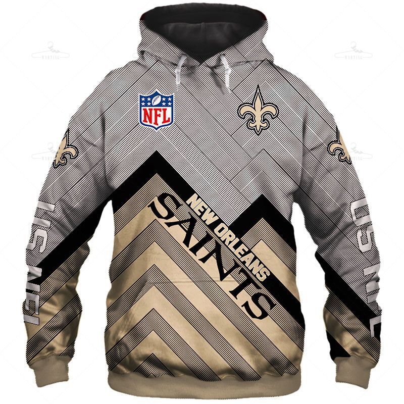 New Orleans Saints Hoodie 3D  Long Sweatshirt Pullover Size S-5Xl