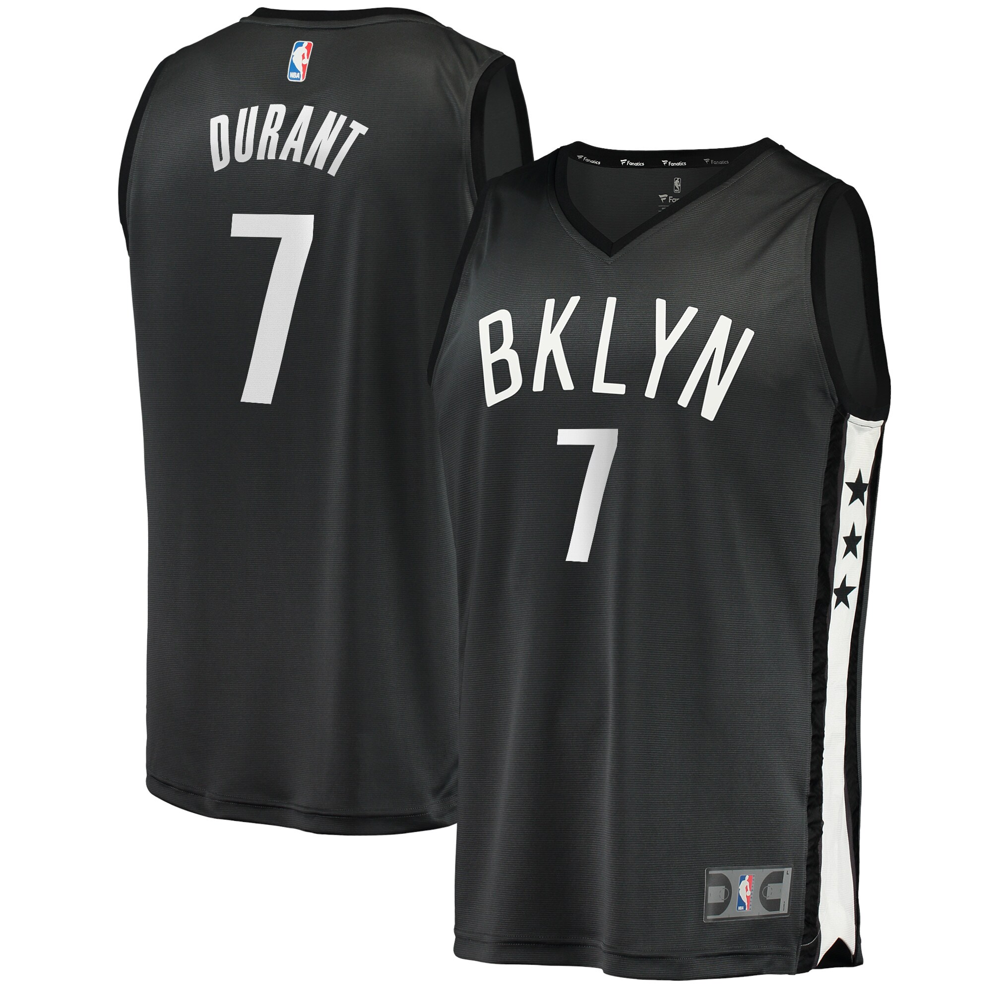 Kevin Durant Brooklyn Nets Fast Break Team Jersey Gray – Statement Edition