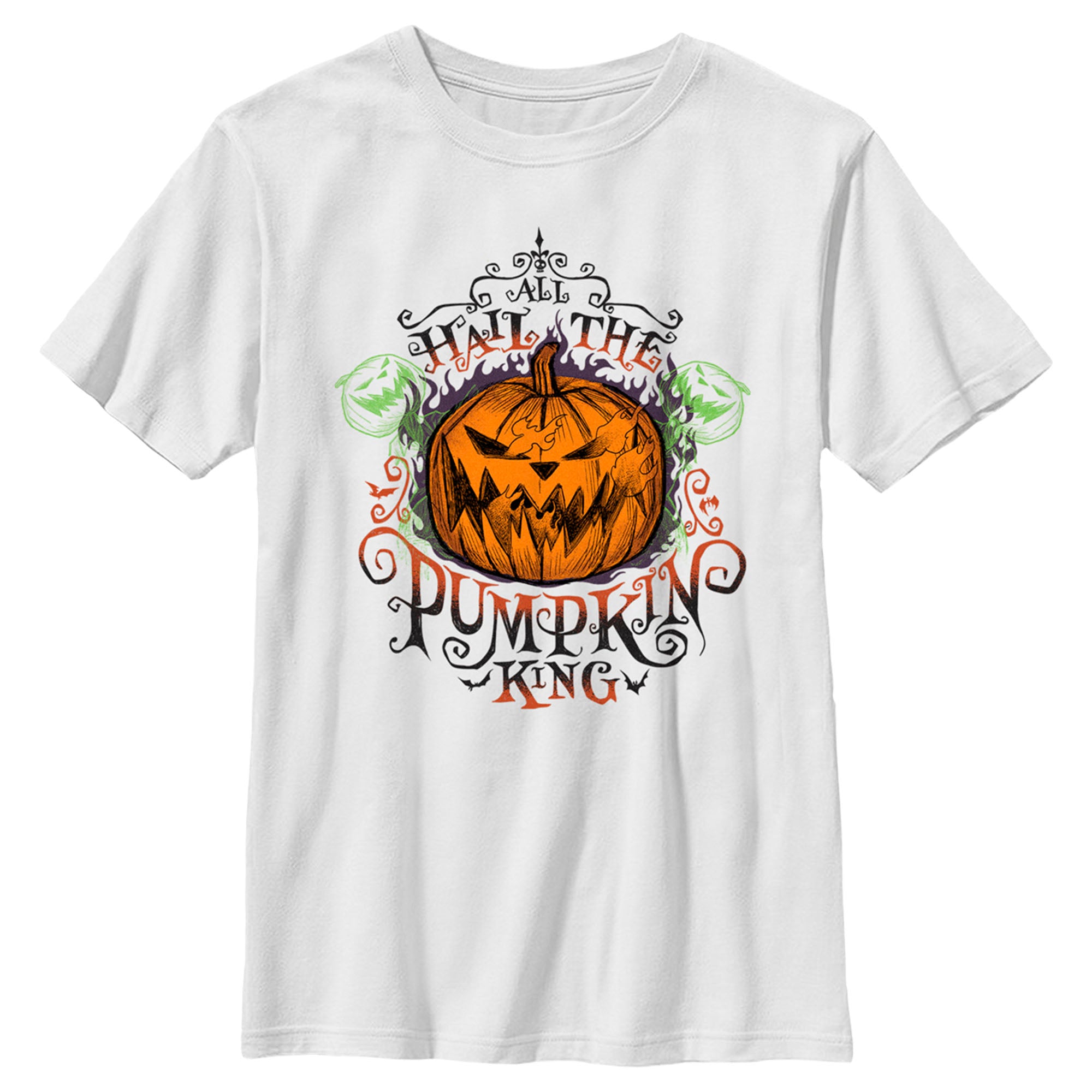 Boy’S The Nightmare Before Christmas All Hail The Pumpkin King T-Shirt