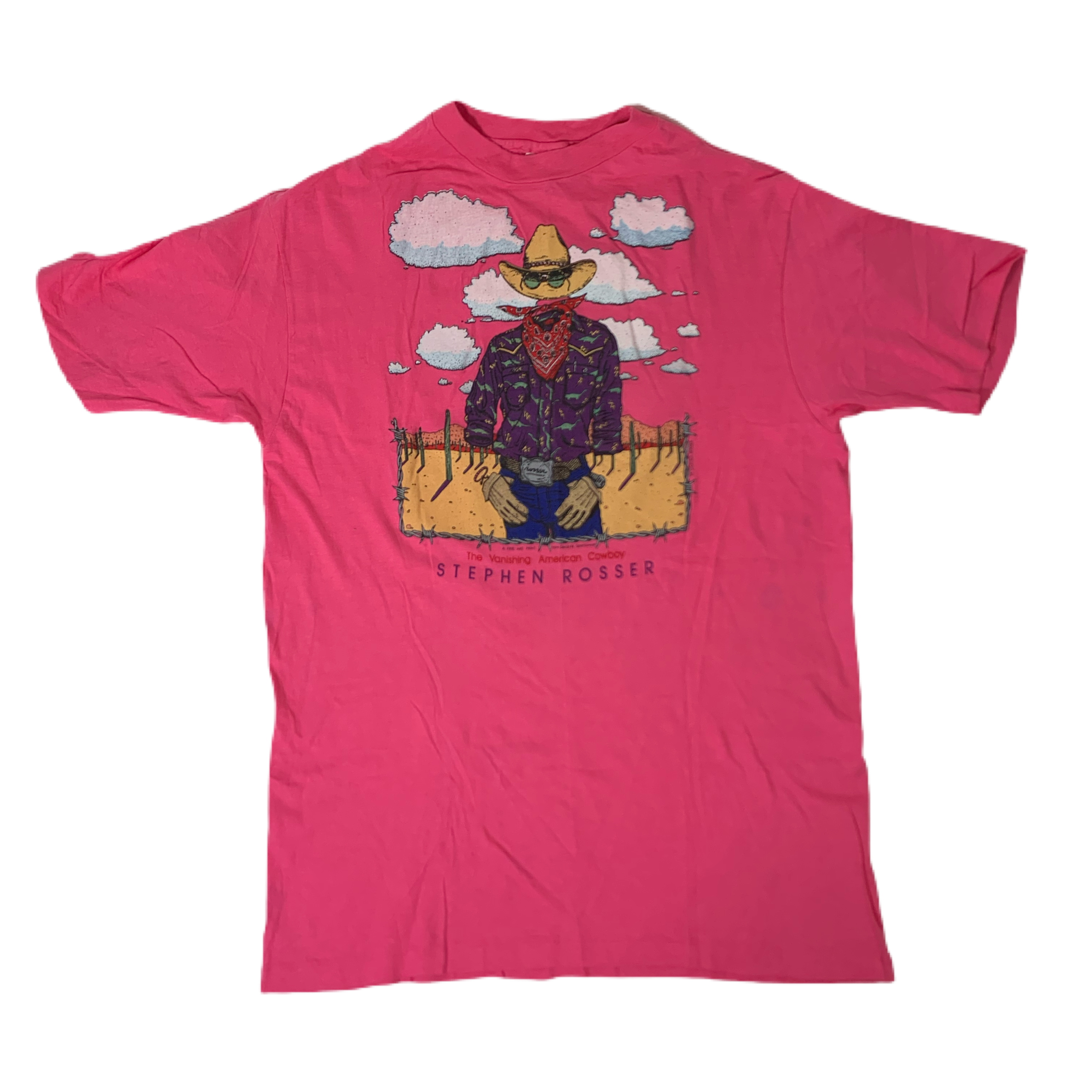 Vintage Stephen Rosser “The Vanishing American Cowboy” T-Shirt