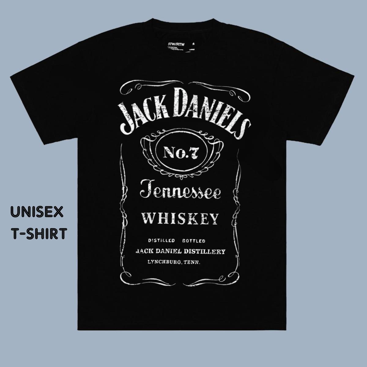 Jack Daniel s Label T Shirt   Cotton