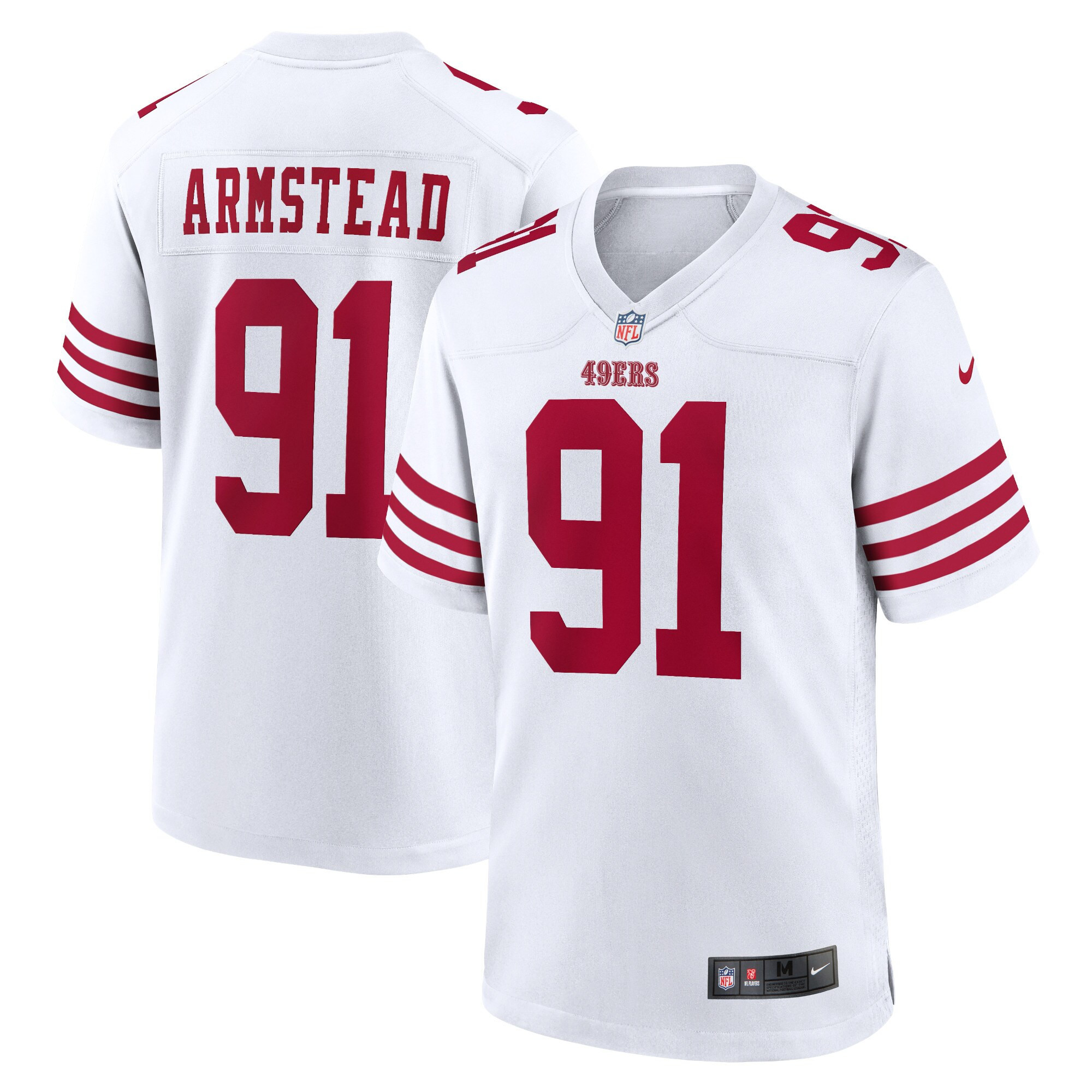 Arik Armstead San Francisco 49ers Player Game Jersey – White NFL