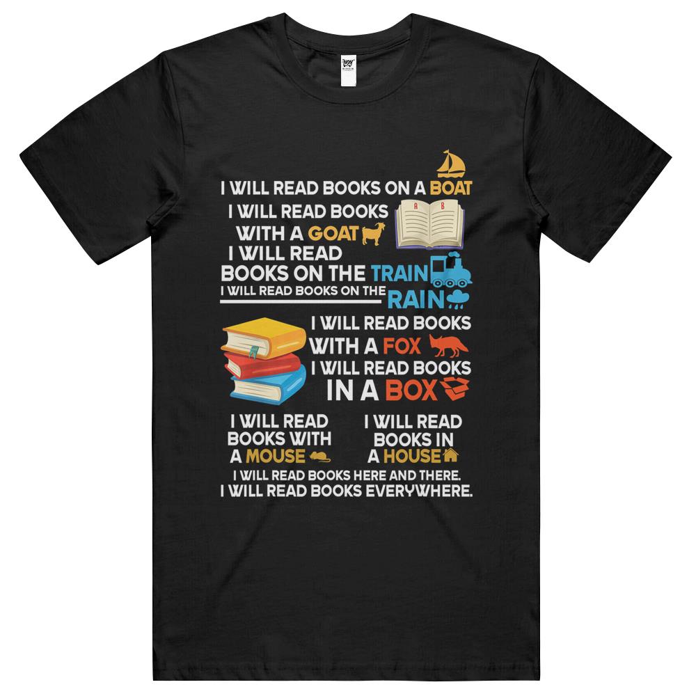 Read Everywhere Book Lovers Gifts Reader Librarian Rhyme T Shirts ...