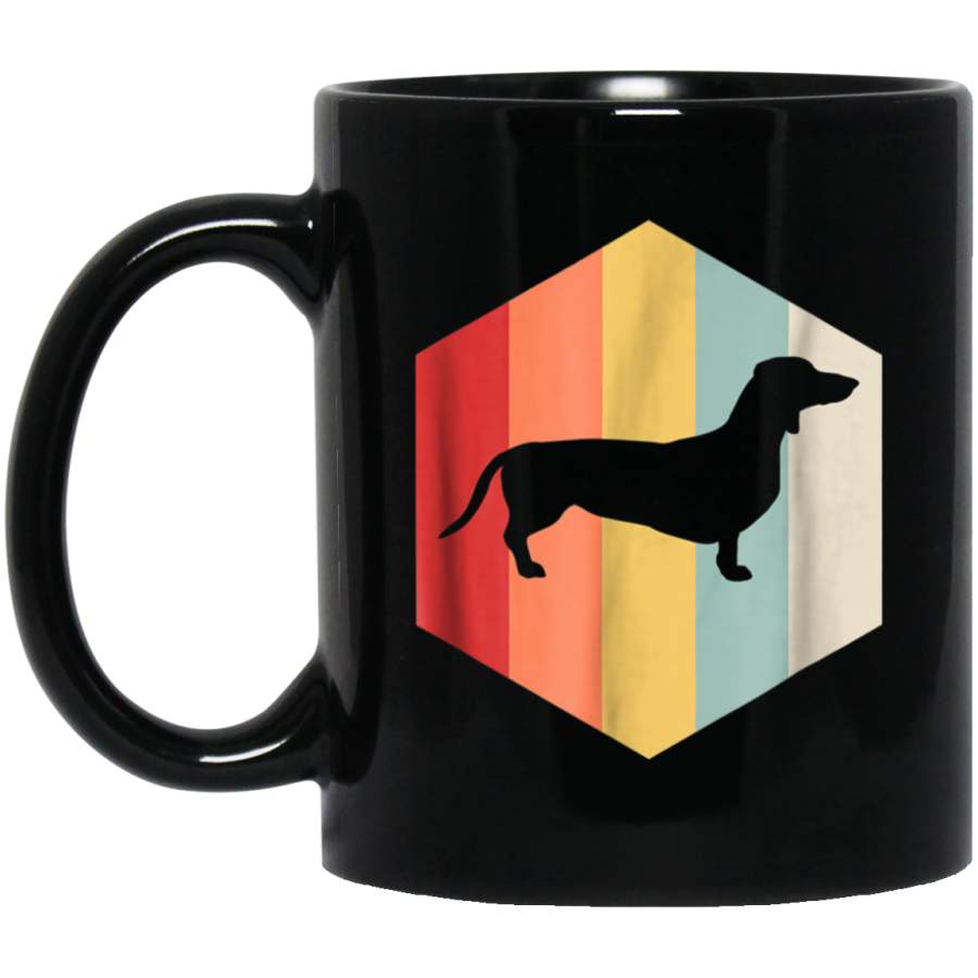 80s Retro Dachshund Mug Vintage Wiener Dog Gifts