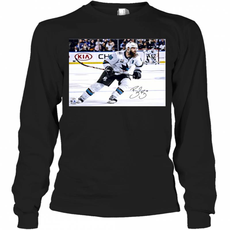 Brent Burns San Jose Sharks Autographed Long Sleeve T-Shirt