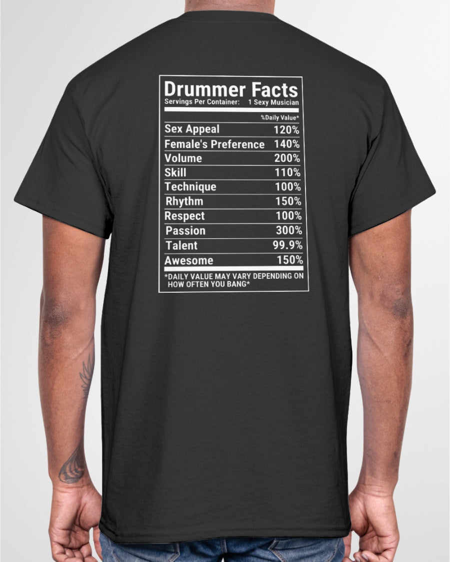 Funny Drummer Facts Gift Standard/Premium T-Shirt