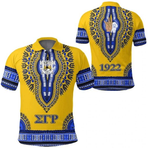 Sigma Gamma Rho Dashiki Polo Shirts