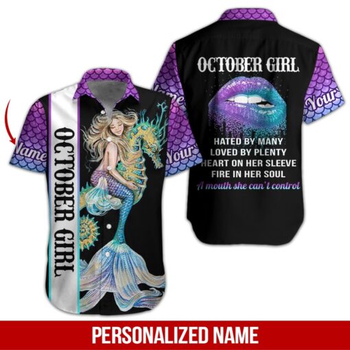 October Girl Custom Hawaiian Shirt | For Men & Women | Hn1749