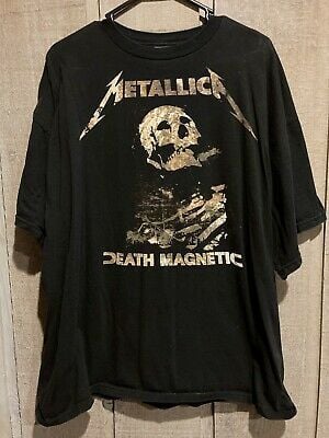 Vintage 2009 Metallica Death Magnetic Concert T- Shirt  – 2 Gently Worn 1266