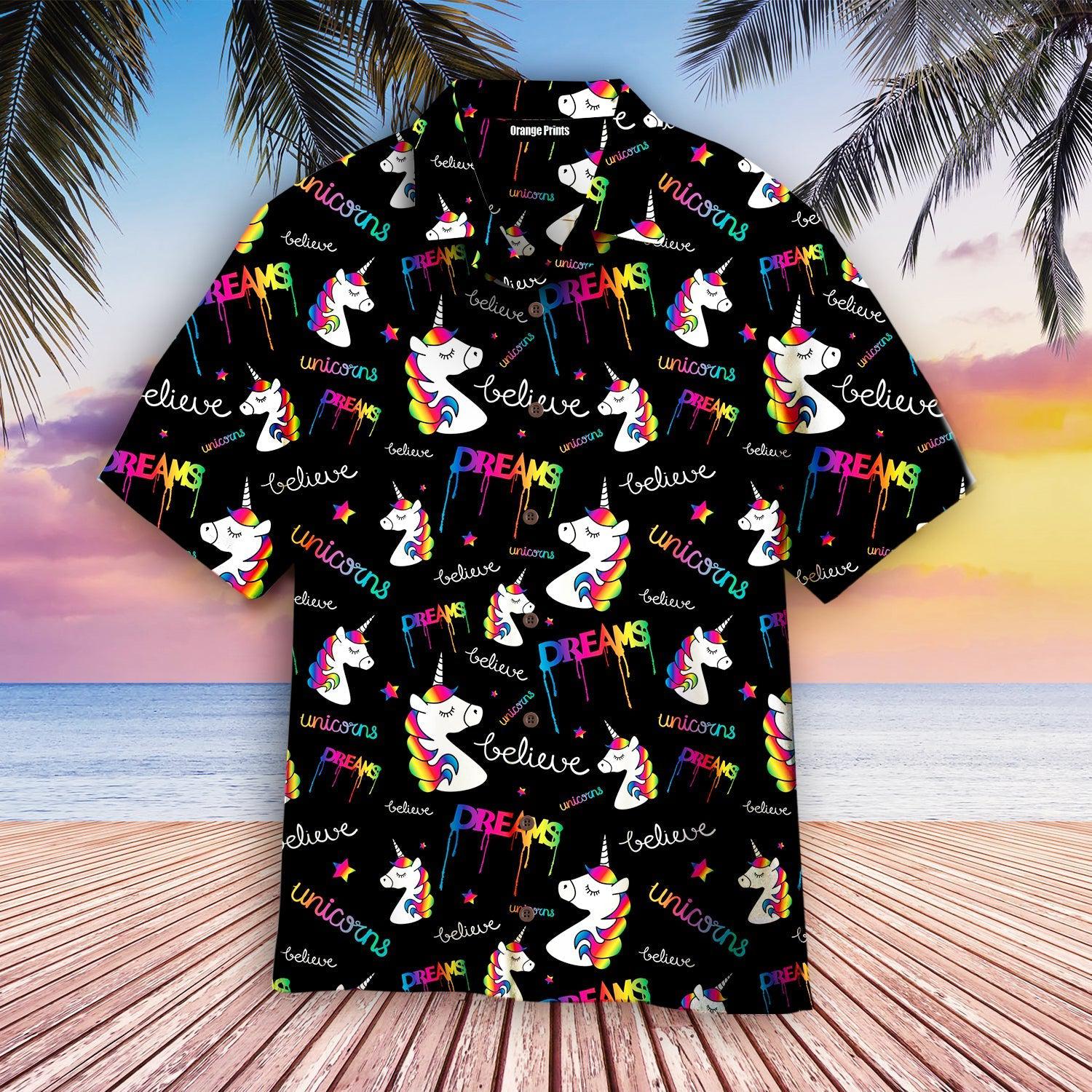 Dreams Of Unicorns Hawaii Shirt For Men Women Ha91071