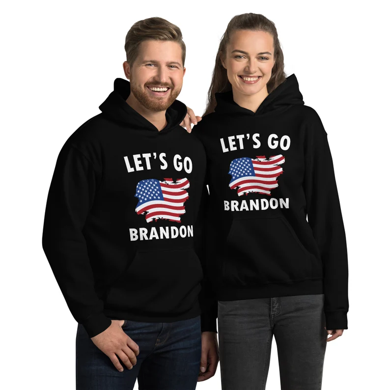 Let’S Go Brandon Hoodie, Fjb Hoodie, Let’S Go Brandon Couple Hoodie, Couple Hoodie, Unisex Sweater, Sweatshirt