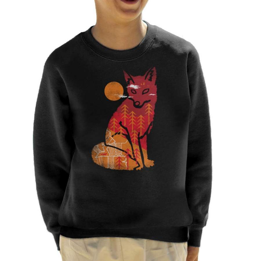 Wild Fox Forest Kid’s Sweatshirt