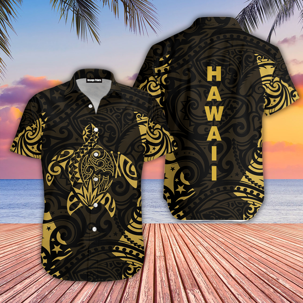 Turtle Hawaiian Polynesian Aloha Shirts For Men Women Ha87860