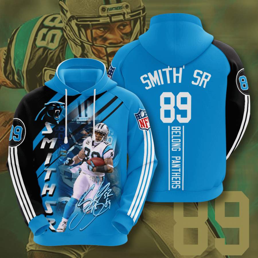 Carolina Panthers Steve Smith Sr Hoodie 3D Style5088 All Over Printed