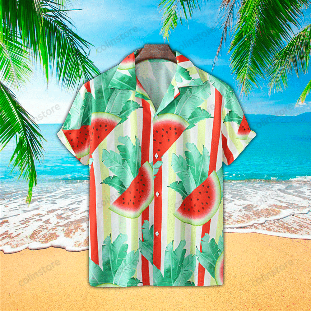 Watermelon Aloha Hawaii Shirt For Ha25416