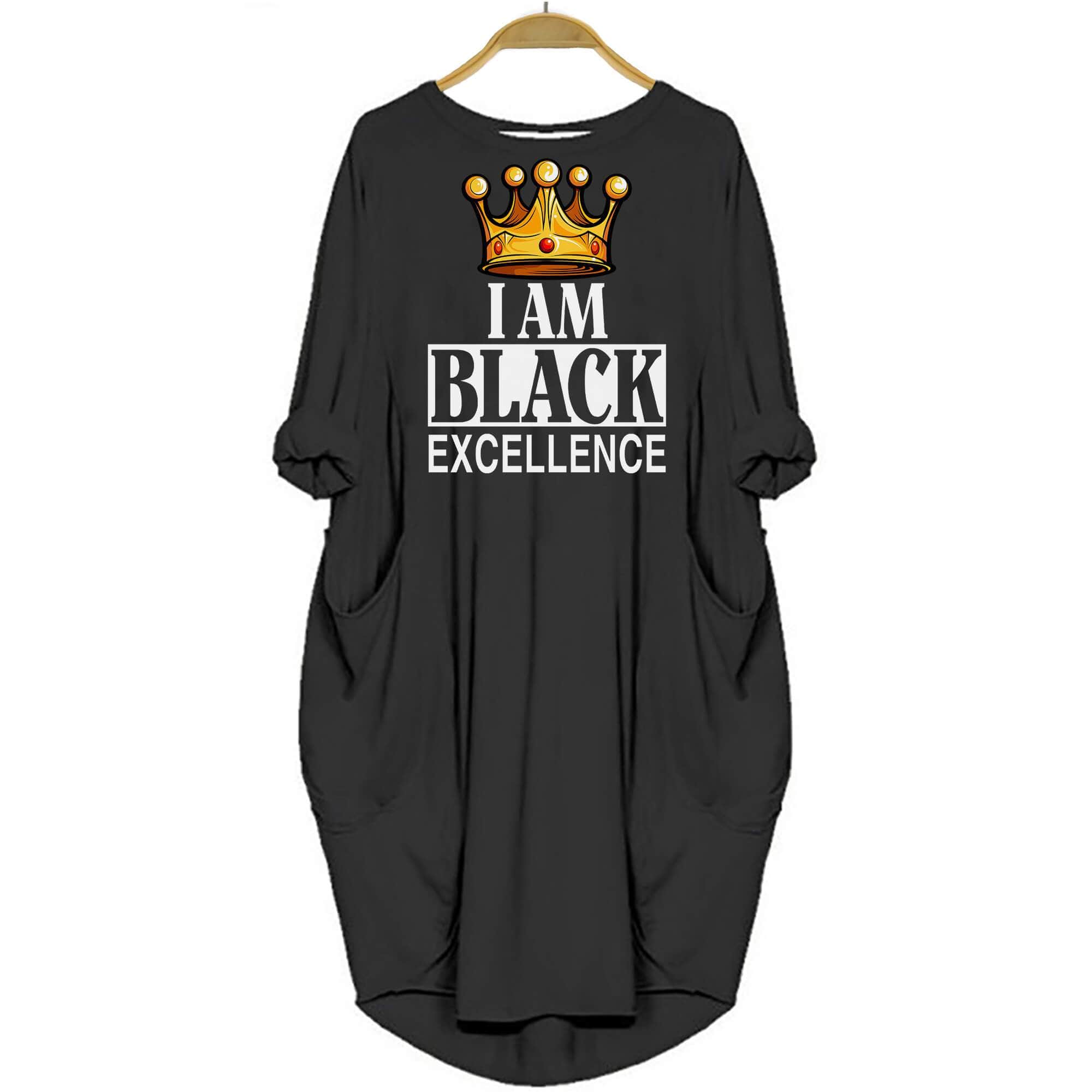 I’m Black Excellence Shirt Summer Dress for Afro Girls