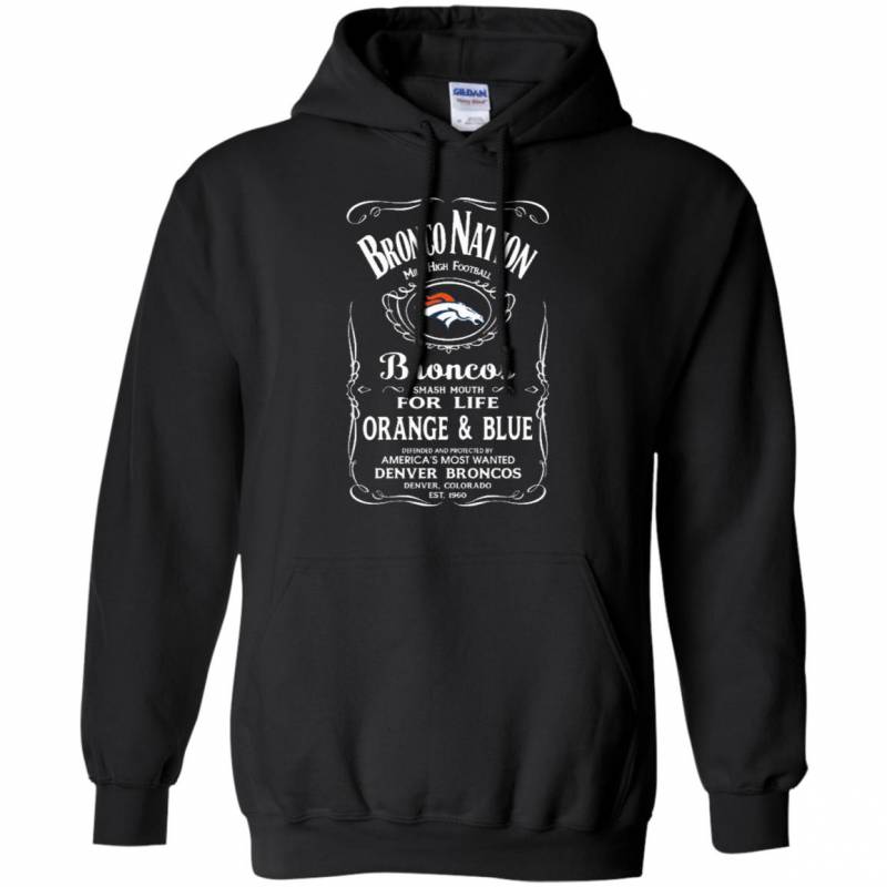 BRONCO NATION MILE HIGH FOOTBALL DENVER BRONCOS SLOGAN SHIRTS