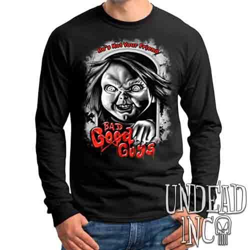 Chucky Bad Guys Black & Grey – Mens Long Sleeve Tee