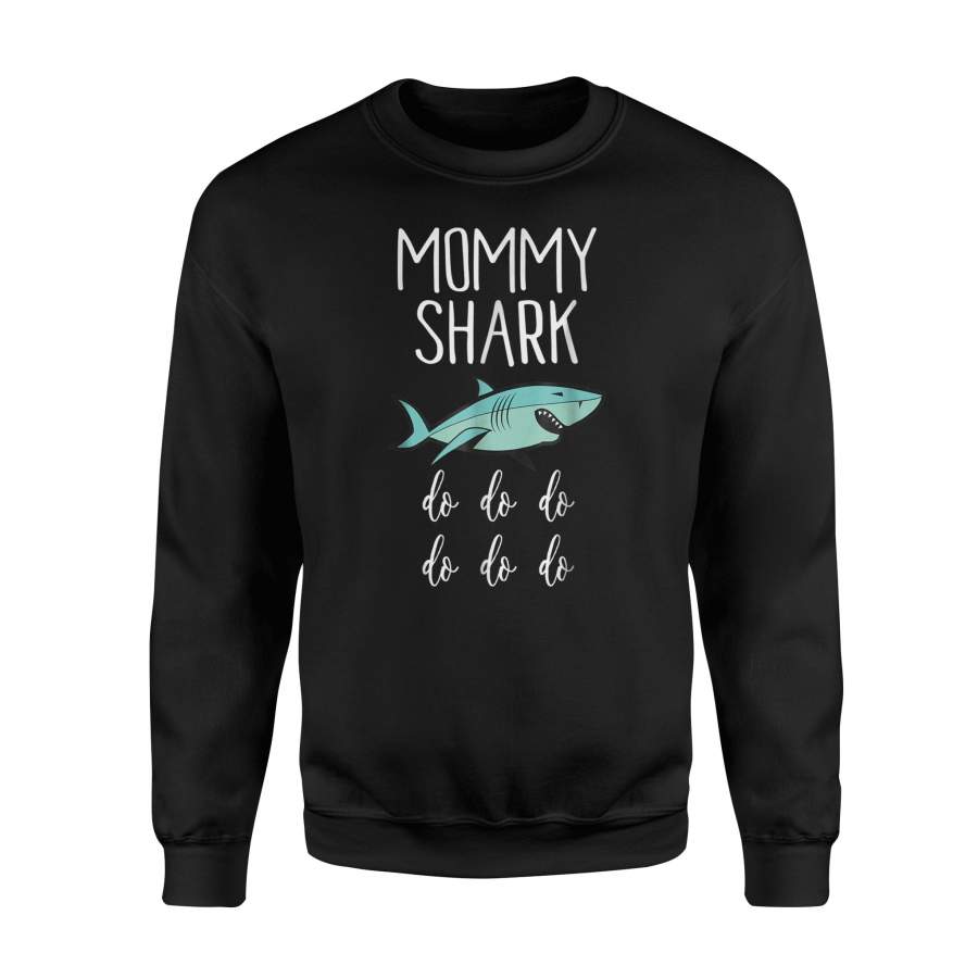 Cute Mommy Shark Pregnancy Announcement Doo Doo Doo Sweatshirt