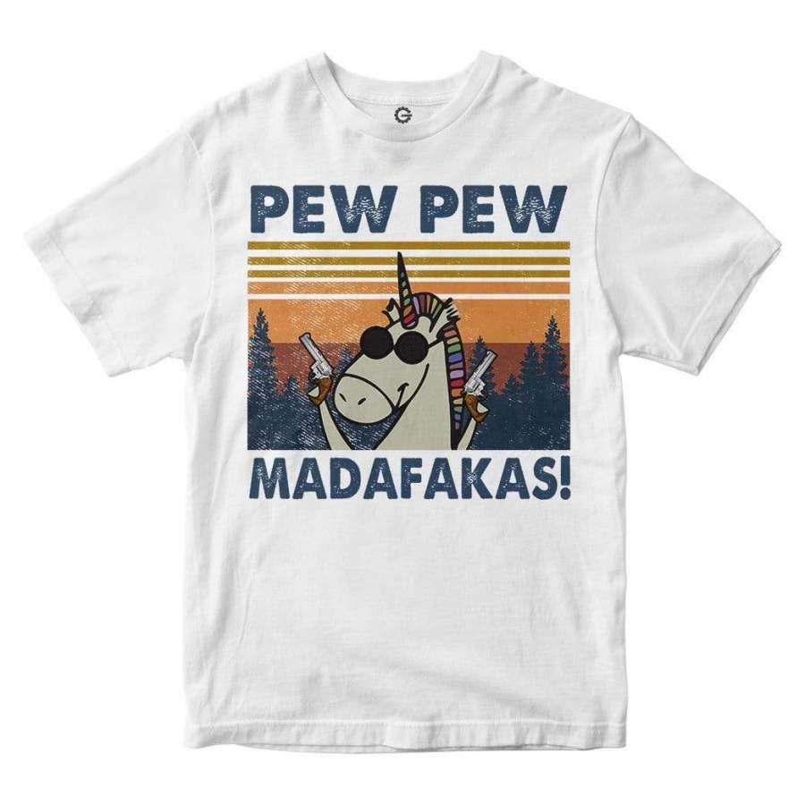 Unicorn Pew Pew Madafakas Men T-Shirt