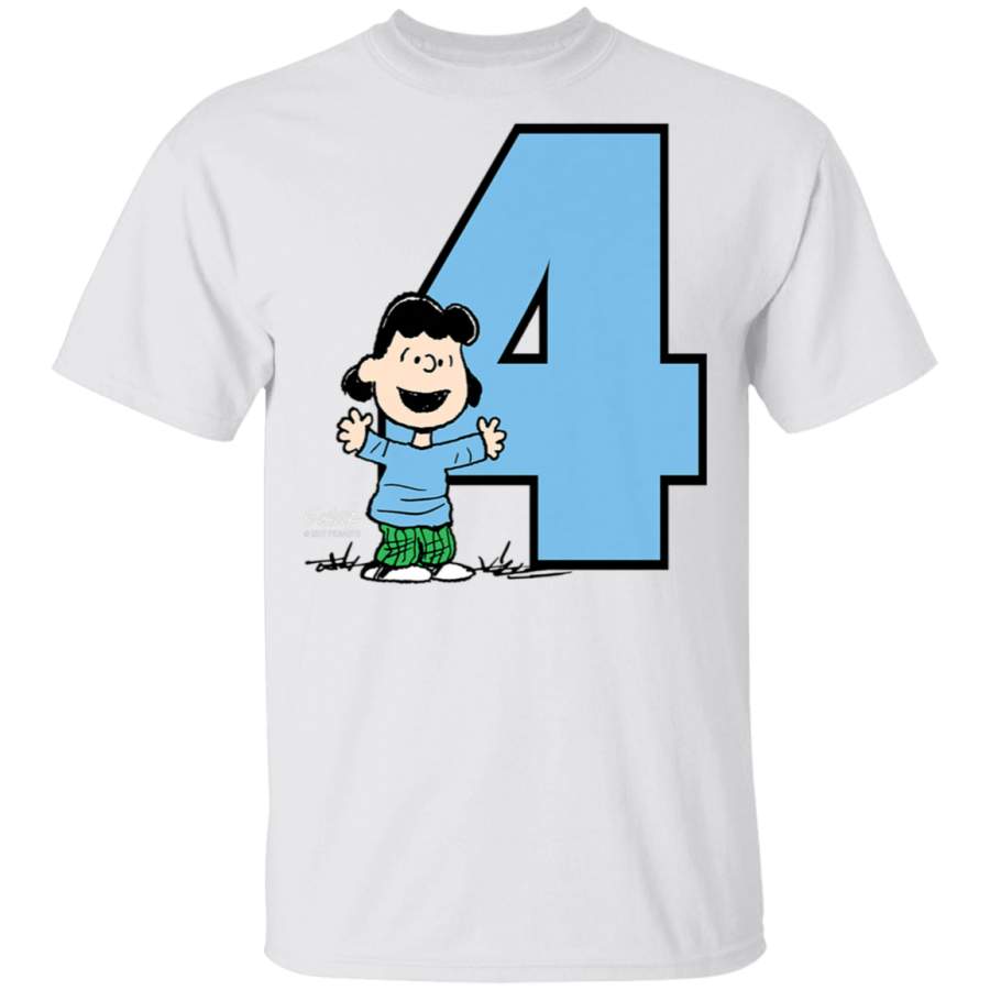 Kids Peanuts Lucy Blue 4 T-Shirt