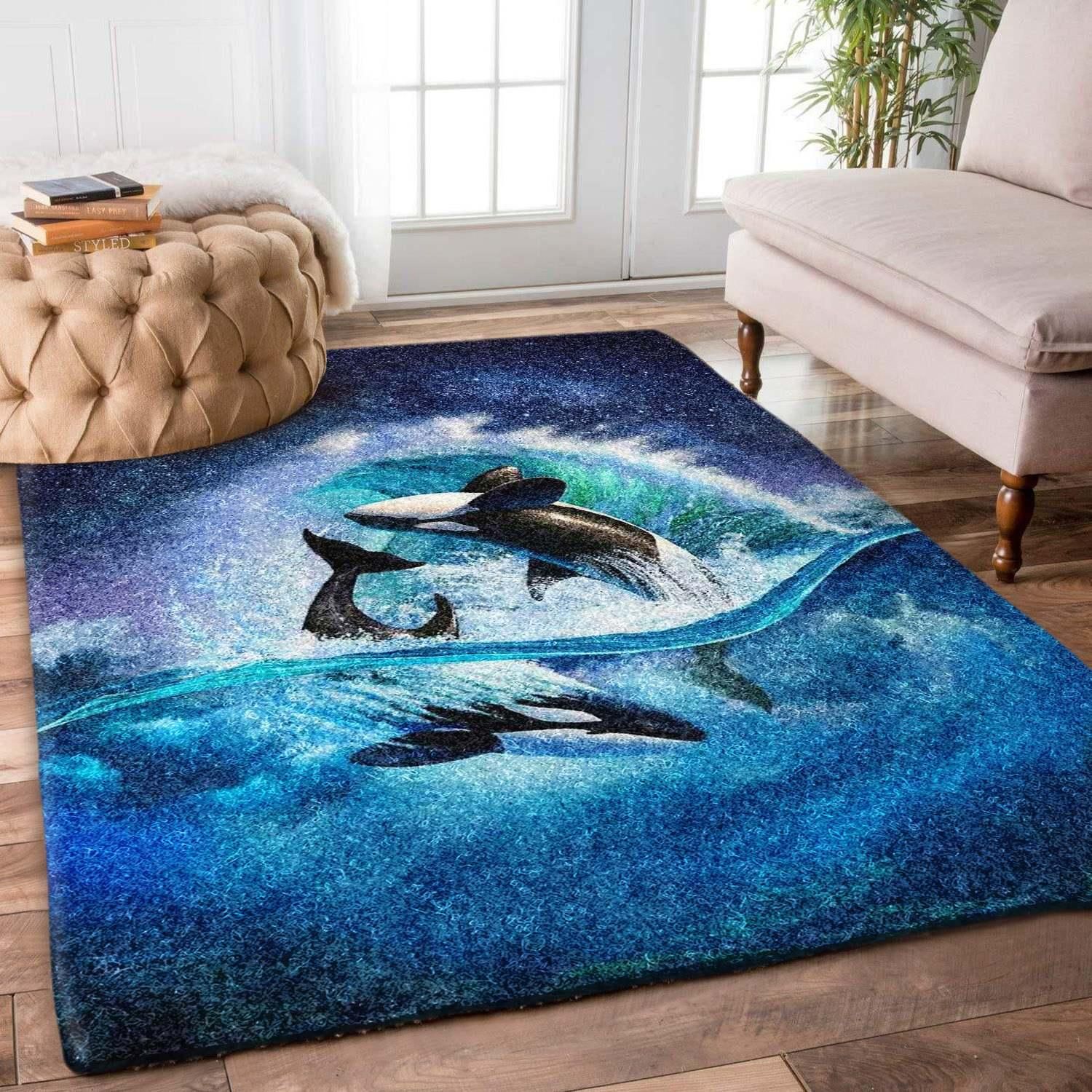 Dolphins Hn0710062R Rug