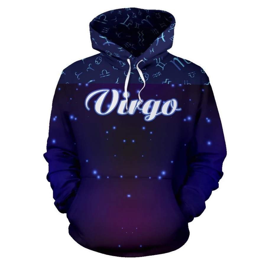 Virgo Zodiac All Over Hoodie  NTH140828