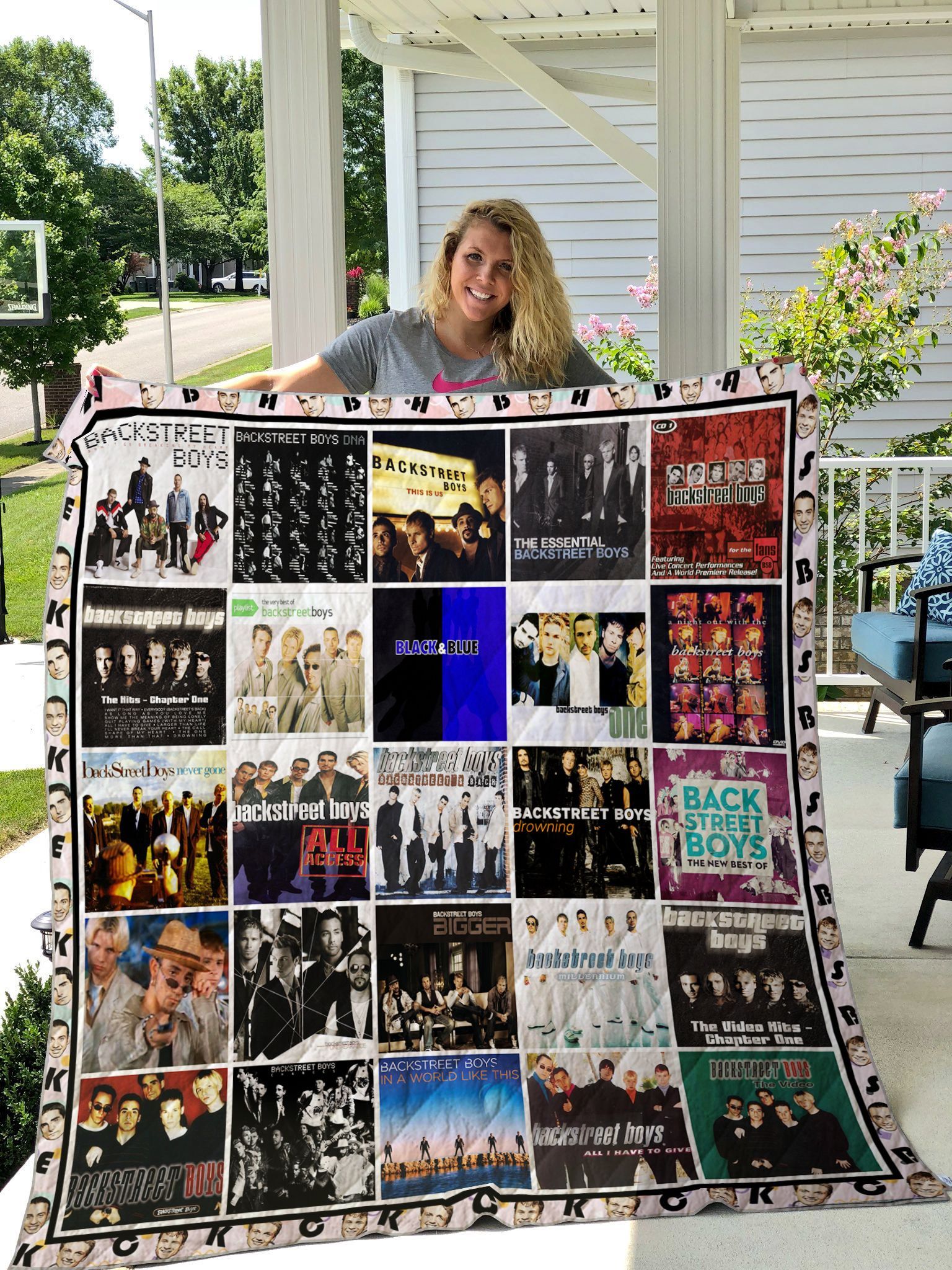 Backstreet Boys Cover Poster Quilt Blanket Ver 4